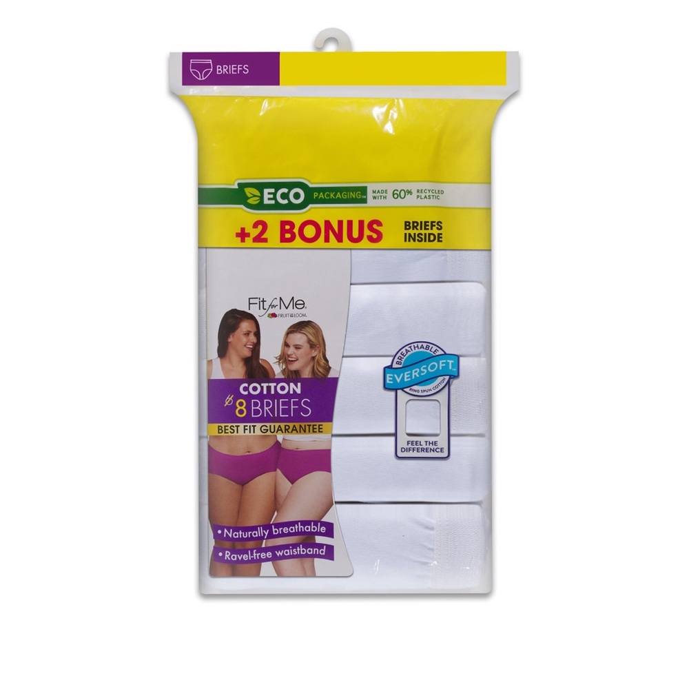 Fit For Me by Fruit of the Loom Everday Panties NIP